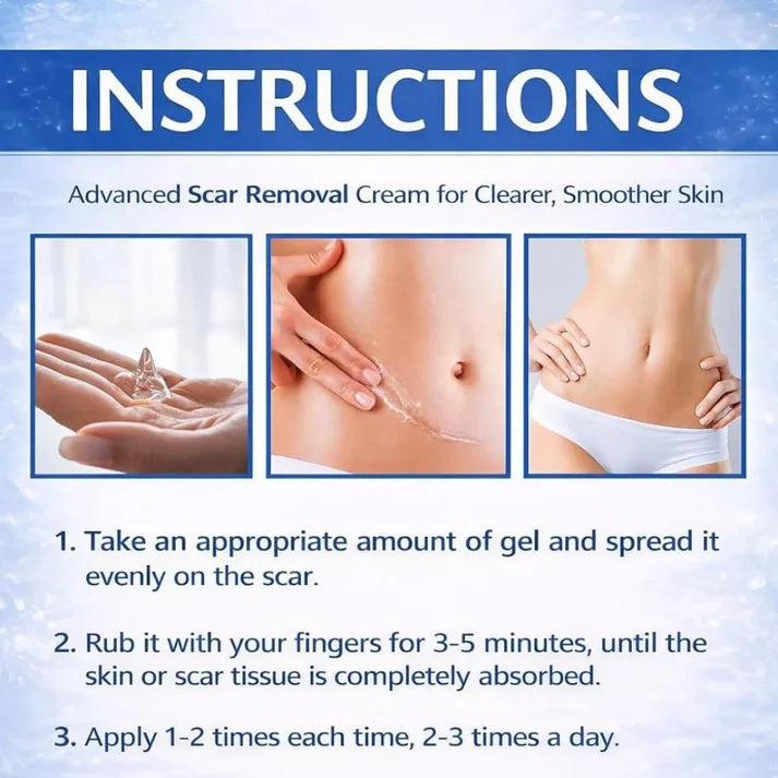 Advanced Scar Gel and Scar Removal Cream